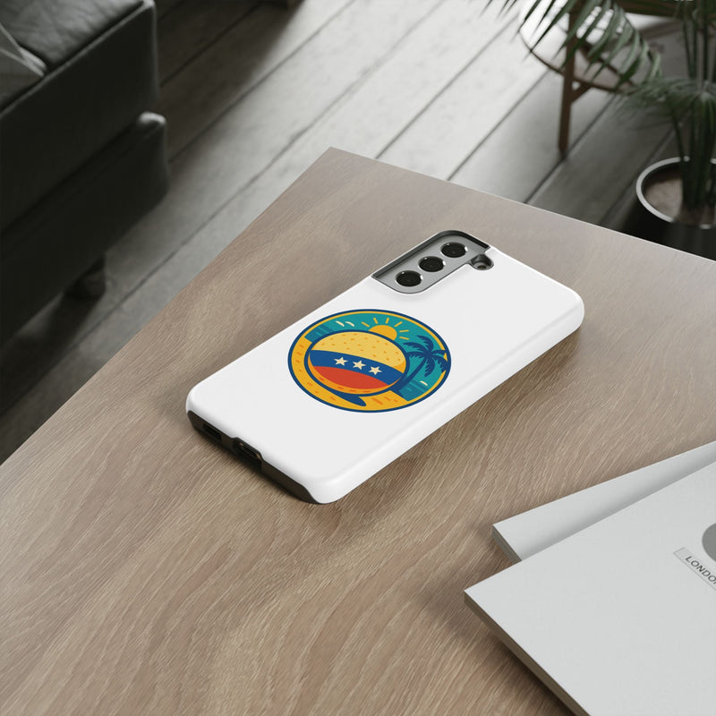 Funda "Tropical Vibes" – Estilo Playa con Protección Doble - Venemoda