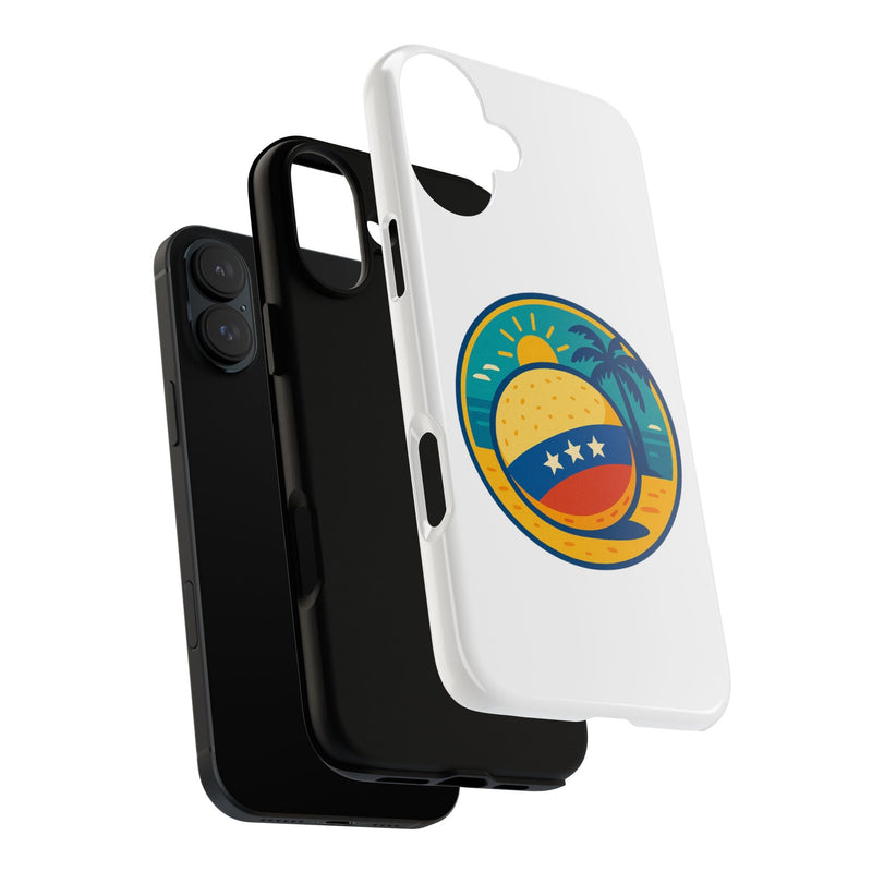 Funda "Tropical Vibes" – Estilo Playa con Protección Doble - Venemoda