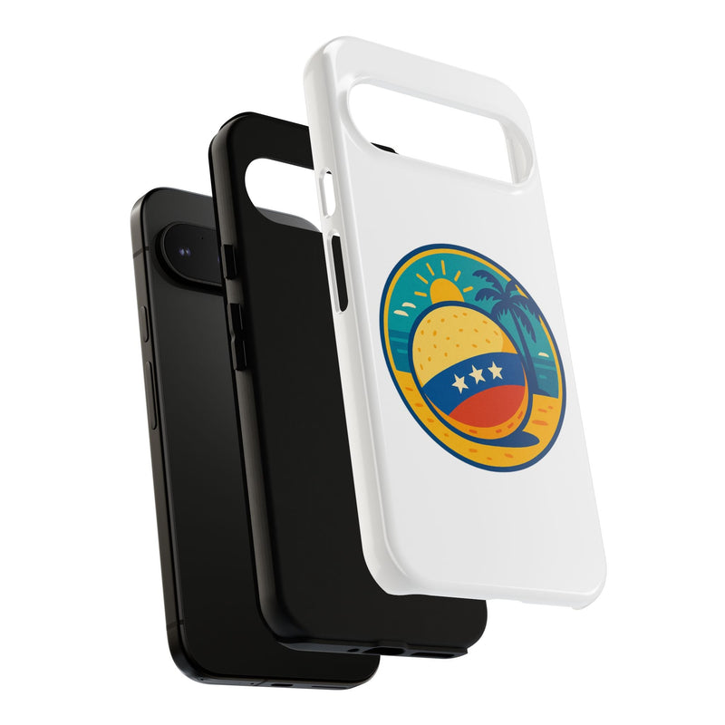 Funda "Tropical Vibes" – Estilo Playa con Protección Doble - Venemoda