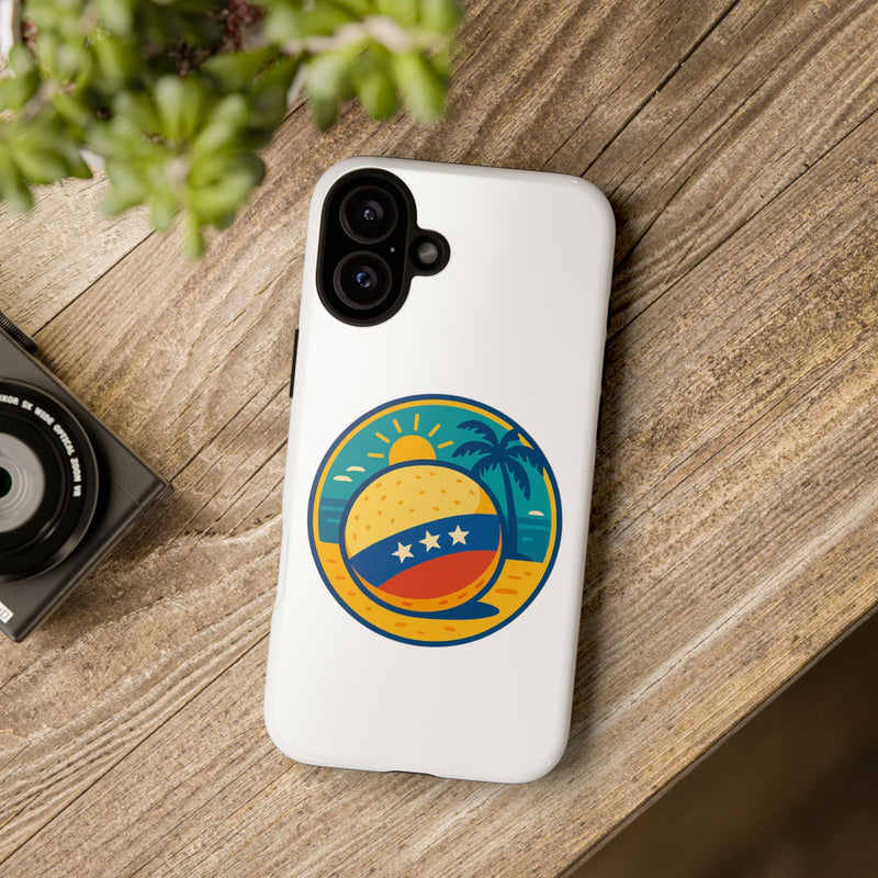 Funda "Tropical Vibes" – Estilo Playa con Protección Doble - Venemoda