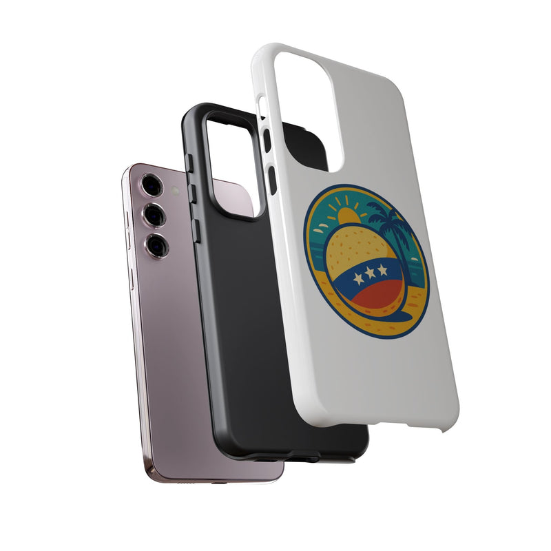 Funda "Tropical Vibes" – Estilo Playa con Protección Doble - Venemoda