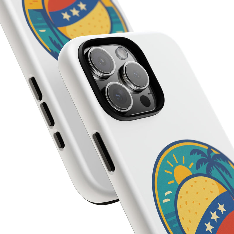 Funda "Tropical Vibes" – Estilo Playa con Protección Doble - Venemoda