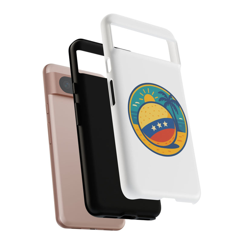 Funda "Tropical Vibes" – Estilo Playa con Protección Doble - Venemoda