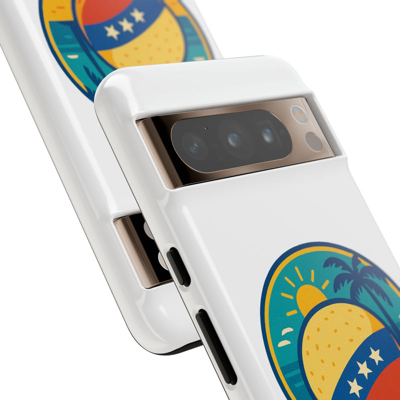 Funda "Tropical Vibes" – Estilo Playa con Protección Doble - Venemoda