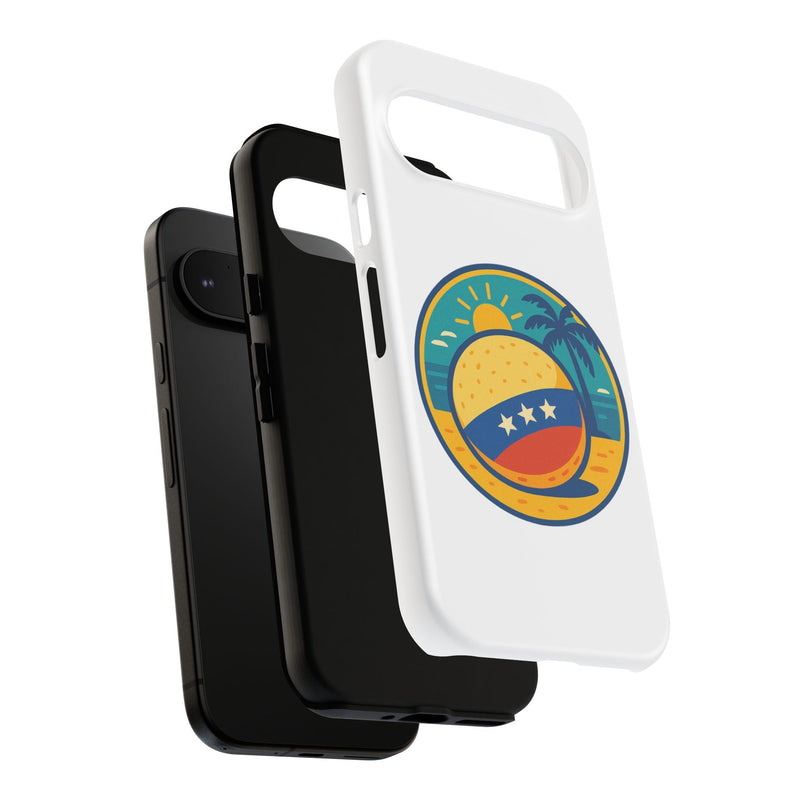 Funda "Tropical Vibes" – Estilo Playa con Protección Doble - Venemoda