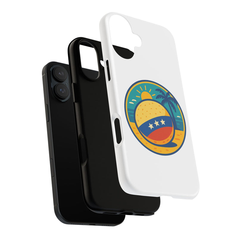 Funda "Tropical Vibes" – Estilo Playa con Protección Doble - Venemoda