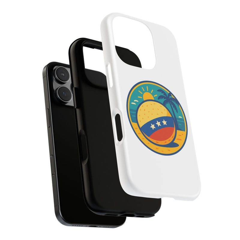 Funda "Tropical Vibes" – Estilo Playa con Protección Doble - Venemoda