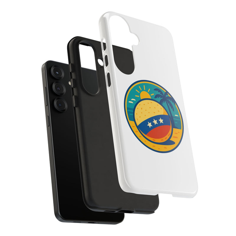 Funda "Tropical Vibes" – Estilo Playa con Protección Doble - Venemoda