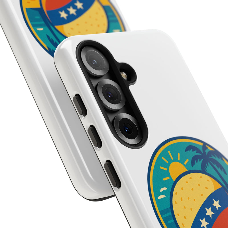 Funda "Tropical Vibes" – Estilo Playa con Protección Doble - Venemoda