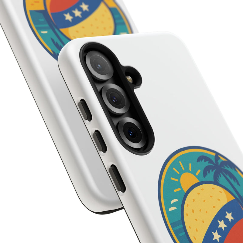 Funda "Tropical Vibes" – Estilo Playa con Protección Doble - Venemoda