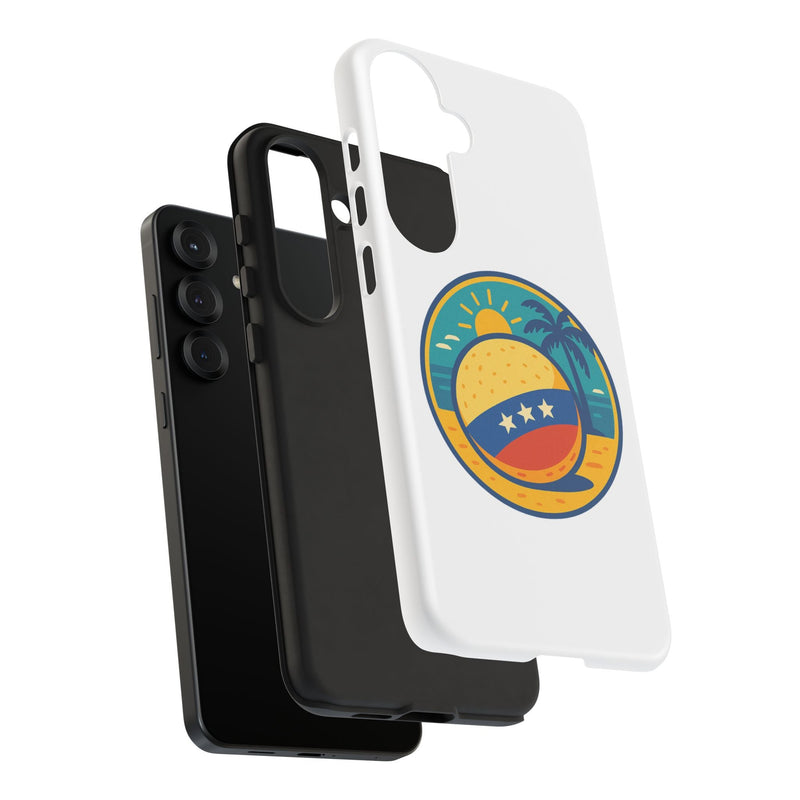 Funda "Tropical Vibes" – Estilo Playa con Protección Doble - Venemoda