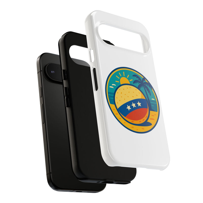 Funda "Tropical Vibes" – Estilo Playa con Protección Doble - Venemoda