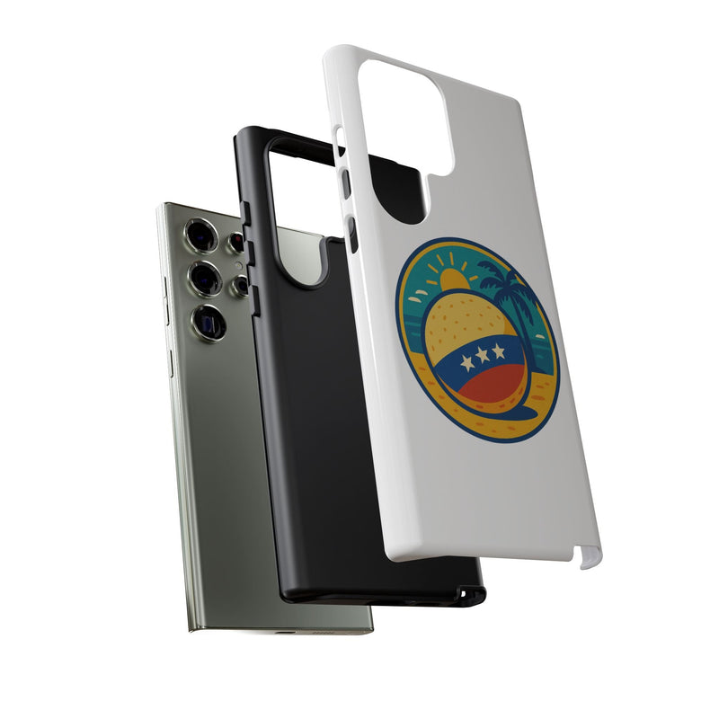 Funda "Tropical Vibes" – Estilo Playa con Protección Doble - Venemoda