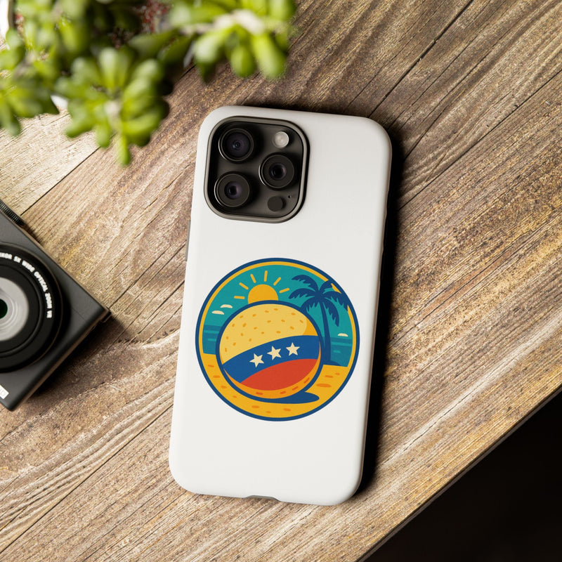 Funda "Tropical Vibes" – Estilo Playa con Protección Doble - Venemoda