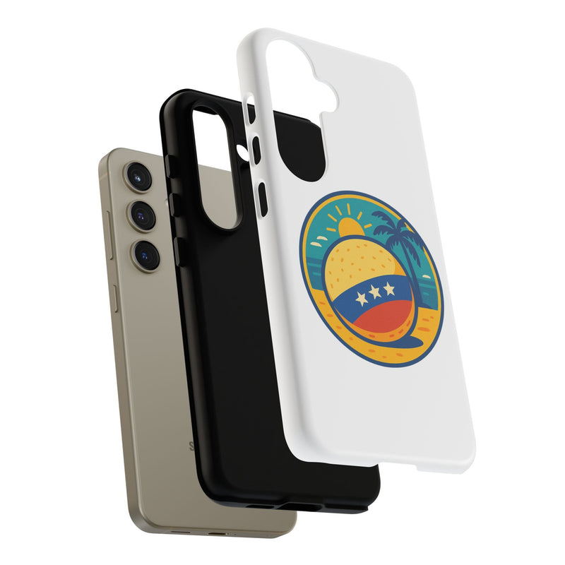 Funda "Tropical Vibes" – Estilo Playa con Protección Doble - Venemoda