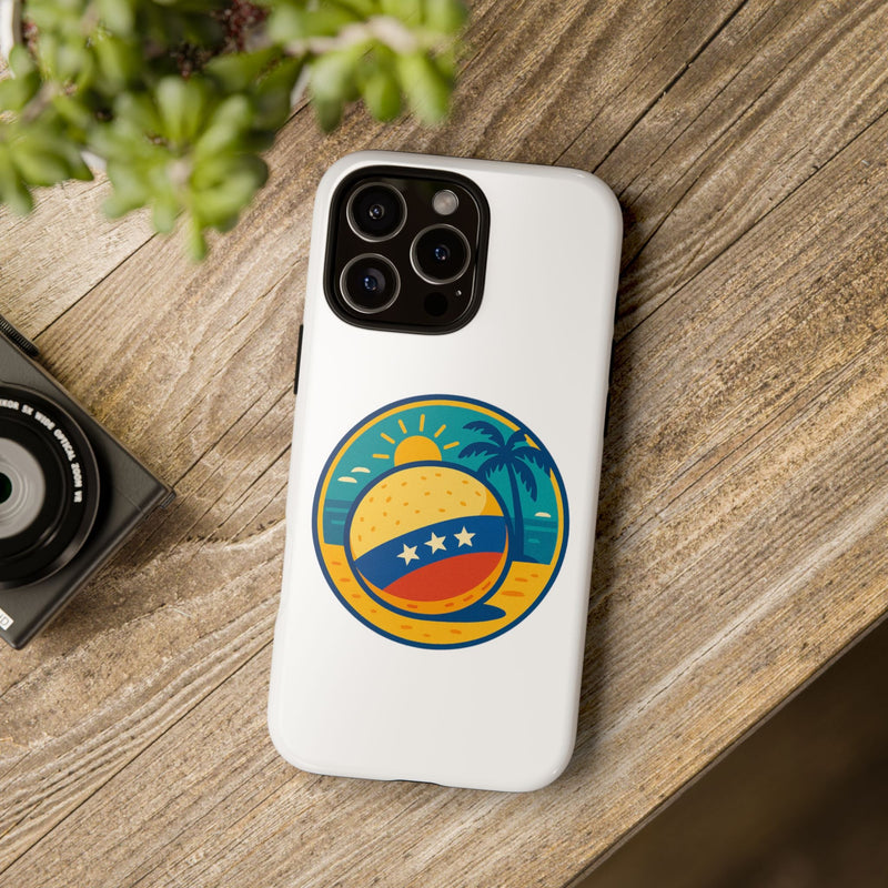 Funda "Tropical Vibes" – Estilo Playa con Protección Doble - Venemoda