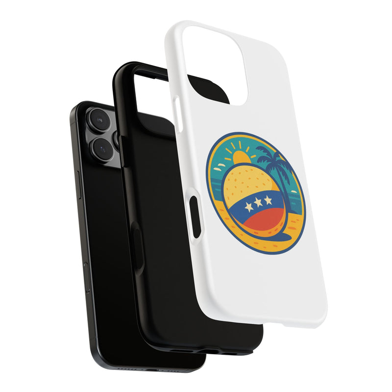 Funda "Tropical Vibes" – Estilo Playa con Protección Doble - Venemoda