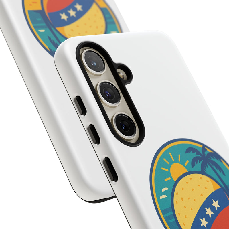 Funda "Tropical Vibes" – Estilo Playa con Protección Doble - Venemoda