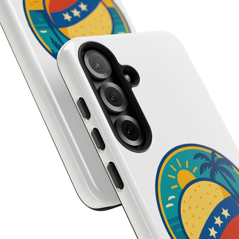 Funda "Tropical Vibes" – Estilo Playa con Protección Doble - Venemoda