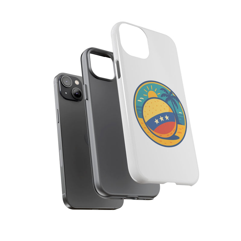 Funda "Tropical Vibes" – Estilo Playa con Protección Doble - Venemoda