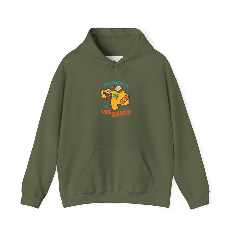 Hoodie Unisex "Yo Vengo de un País Sabroso" - Venemoda