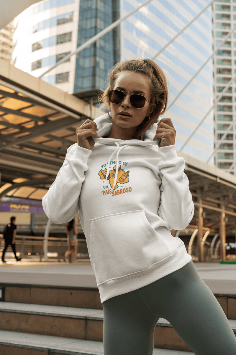 Hoodie Unisex "Yo Vengo de un País Sabroso" - Venemoda