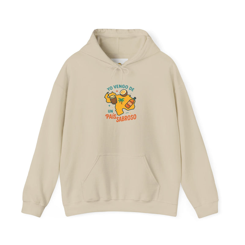 Hoodie Unisex "Yo Vengo de un País Sabroso" - Venemoda