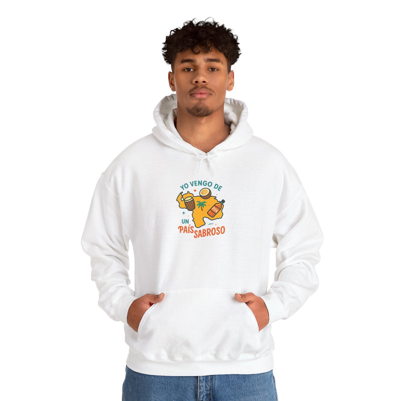 Hoodie Unisex "Yo Vengo de un País Sabroso" - Venemoda
