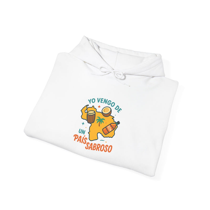 Hoodie Unisex "Yo Vengo de un País Sabroso" - Venemoda