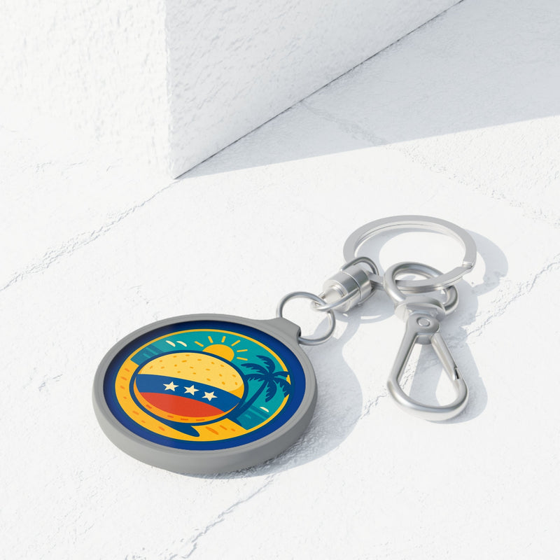 Llavero "Playa Venezolana" – Souvenir Tropical con Sabor a Casa - Venemoda