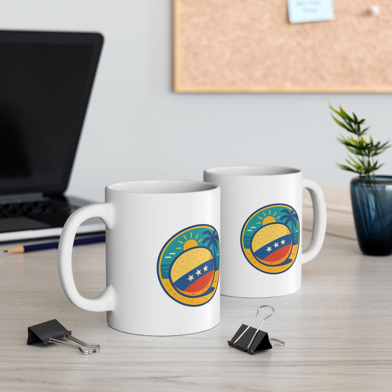 Taza de Cerámica “Tropical Vibes” – 11oz & 15oz - Venemoda