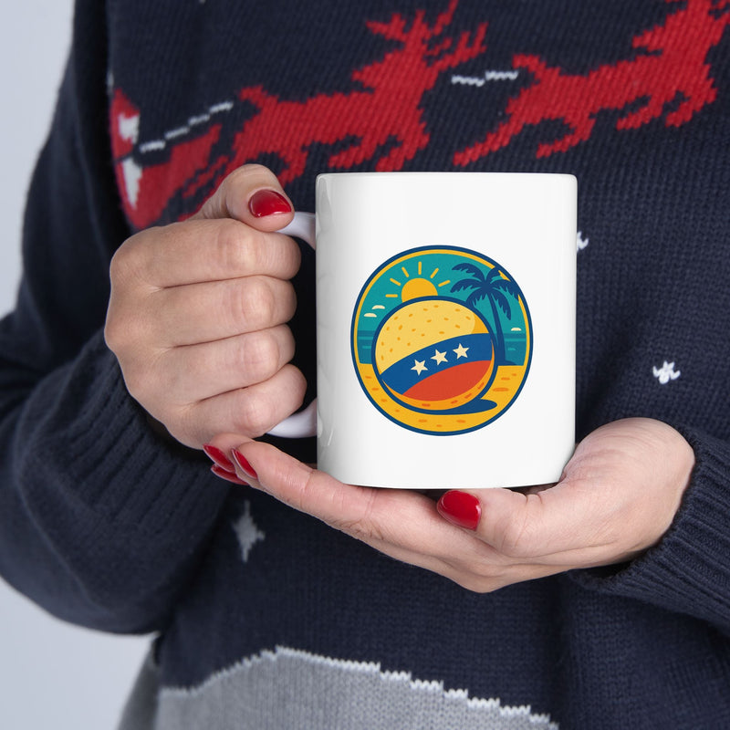Taza de Cerámica “Tropical Vibes” – 11oz & 15oz - Venemoda
