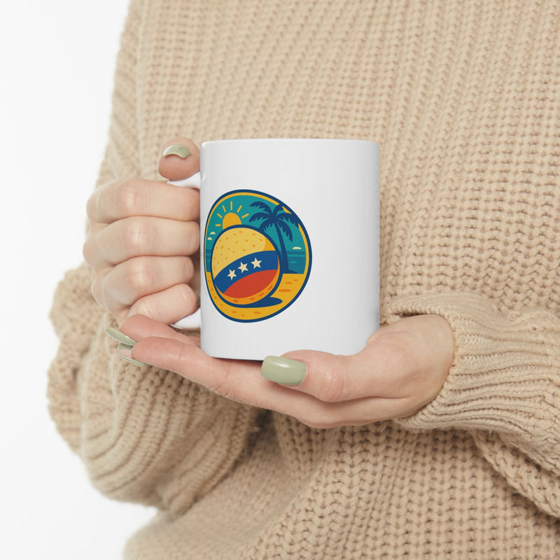 Taza de Cerámica “Tropical Vibes” – 11oz & 15oz - Venemoda