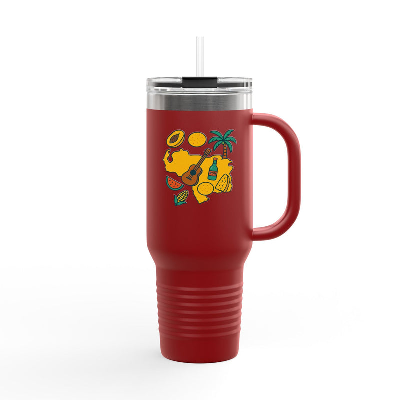 Vaso Térmico "Tropical Vibes" – 40oz de Aventura Criolla - Venemoda
