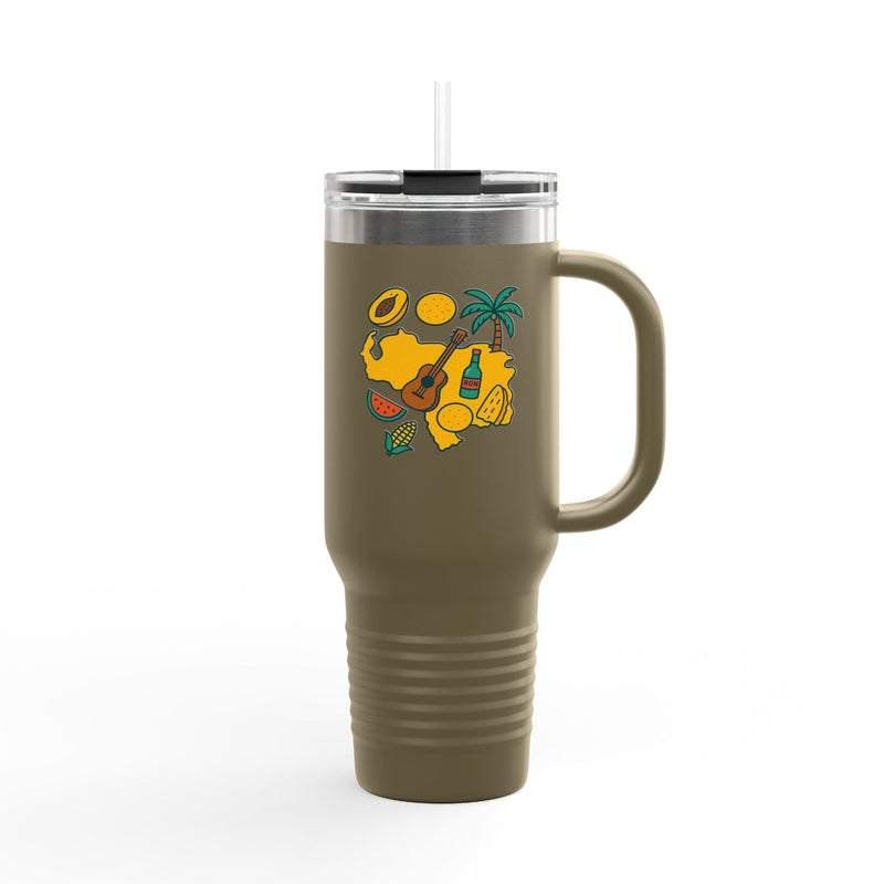 Vaso Térmico "Tropical Vibes" – 40oz de Aventura Criolla - Venemoda