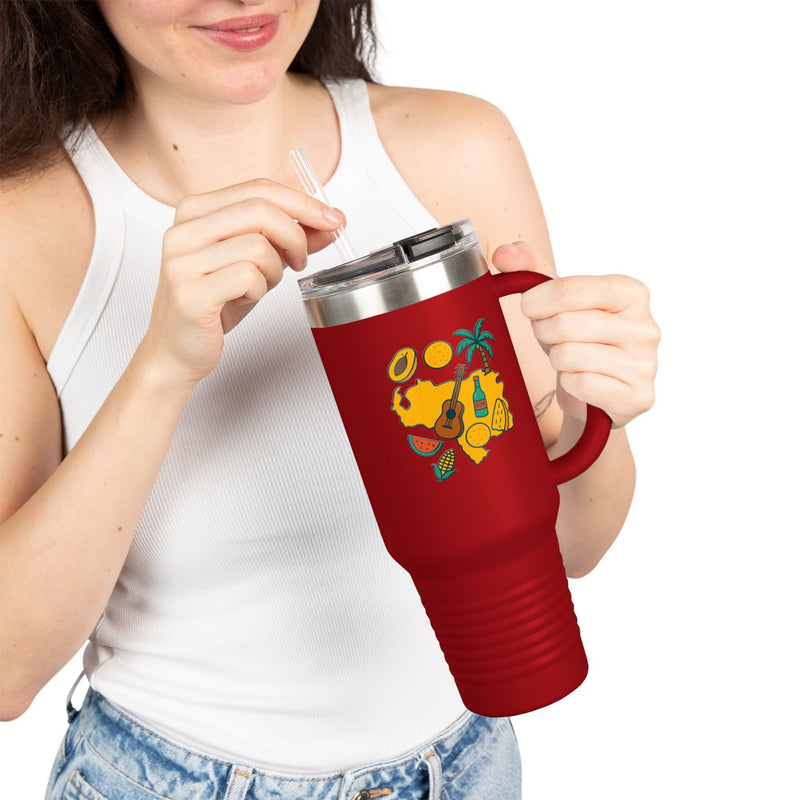 Vaso Térmico "Tropical Vibes" – 40oz de Aventura Criolla - Venemoda